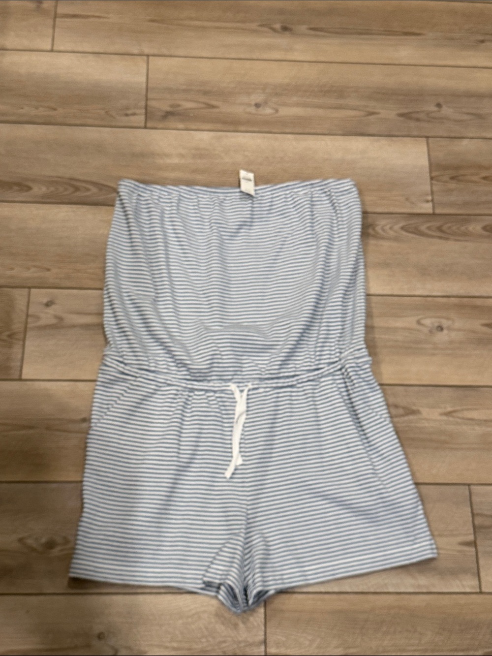Gap Striped Blue & White One-Piece Romper